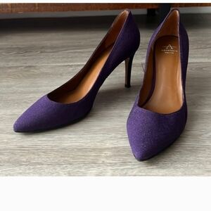 Aquatalia Women's Purple Heels